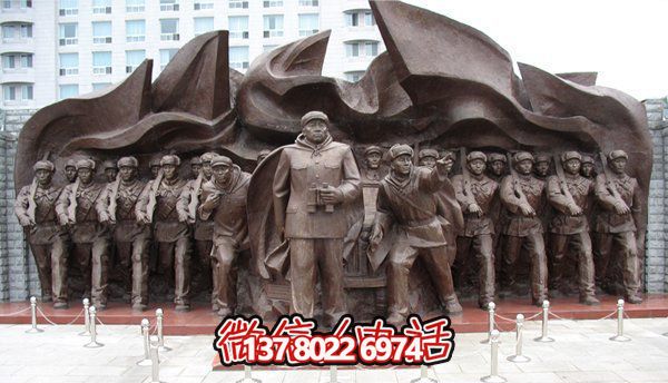 抗戰時期銅雕雕塑，緬懷那段英雄時光