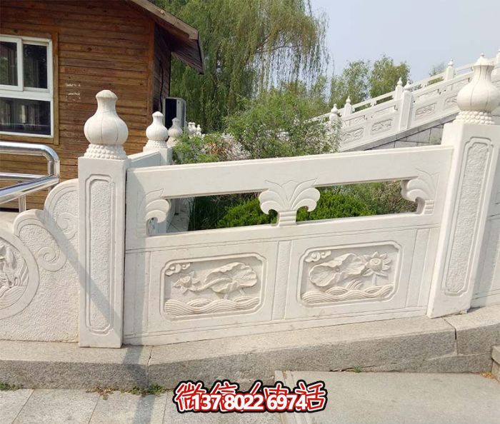 精美雕塑欄桿，提升公園景區入口環境
