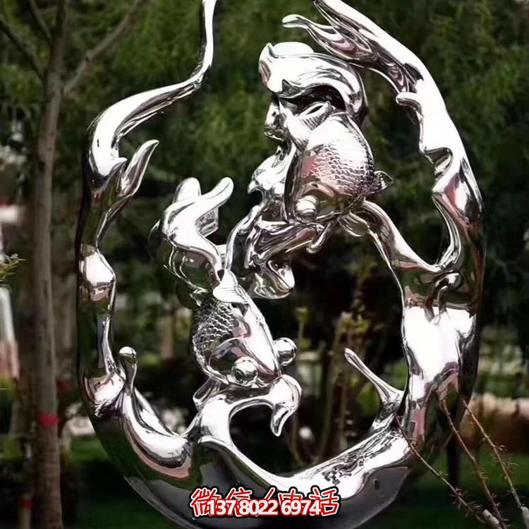 不銹鋼雕塑，為景觀廣場和園林增添抽象藝術