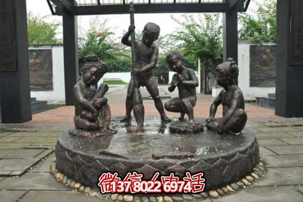 不銹鋼銅雕毛筆，為兒童締造景區(qū)樂趣